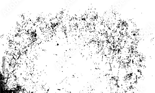 Wallpaper Mural Abstract distressed grunge texture vector with cracked scratched urban background  .  Torontodigital.ca