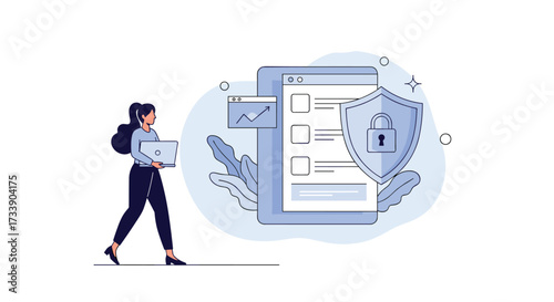 Ensuring the safety of sensitive data through robust cybersecurity measures and protocols.