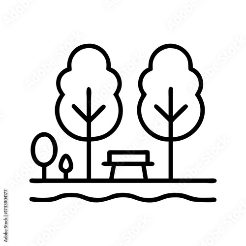 Illustration of a pruning shear, a gardening tool for trimming plants