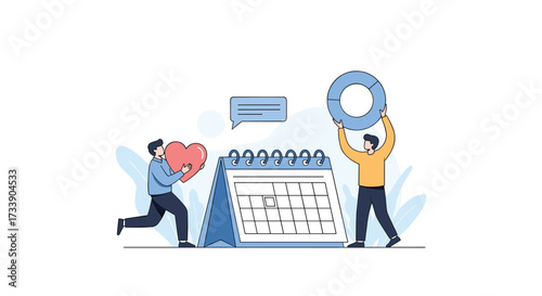 Organizing events planning and scheduling important dates with dedication and commitment.