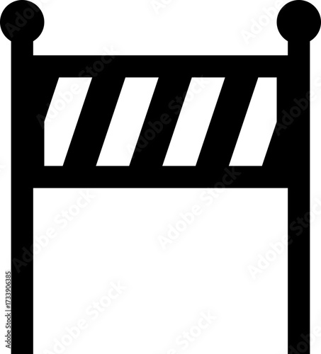 Construction Barrier Icon
