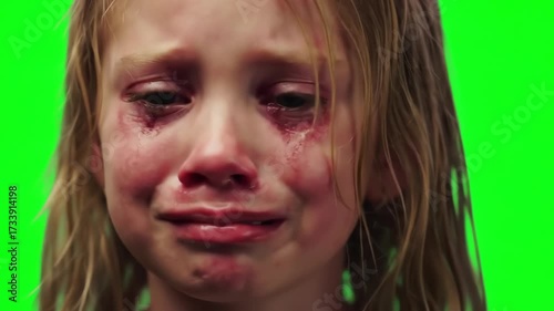 Child's Heartbreak A Portrait of Intense Sadness and Tears