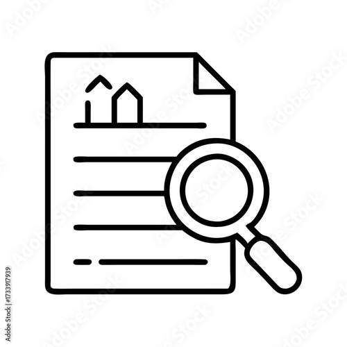 Vector art of reviewing wine production details with a magnifying glass analysis of beverage quality