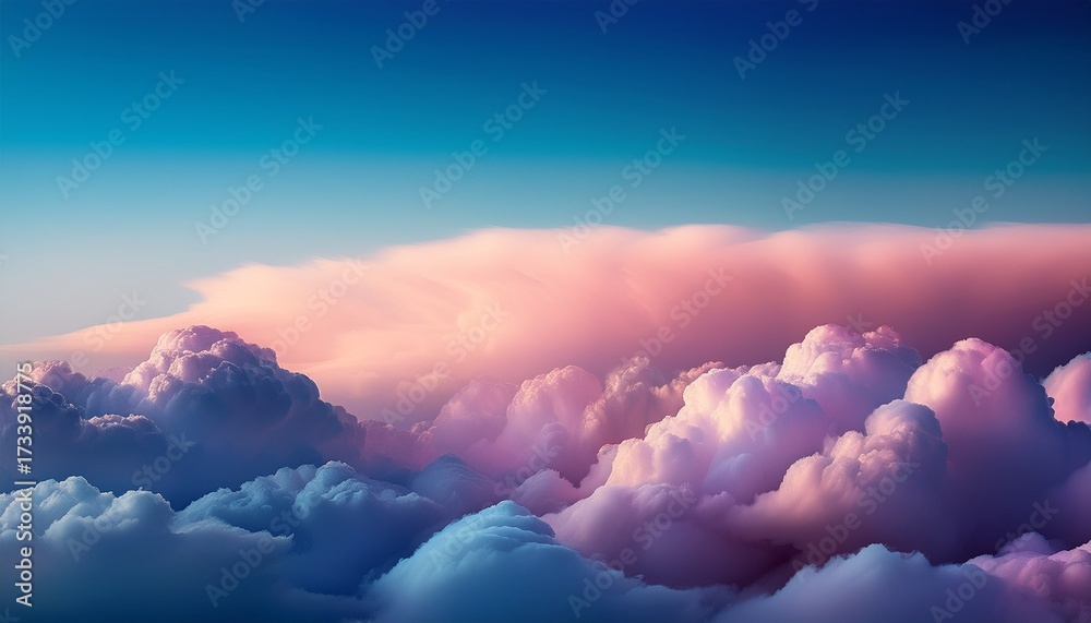 Fototapeta premium Abstract Image Of Clouds With Gradient