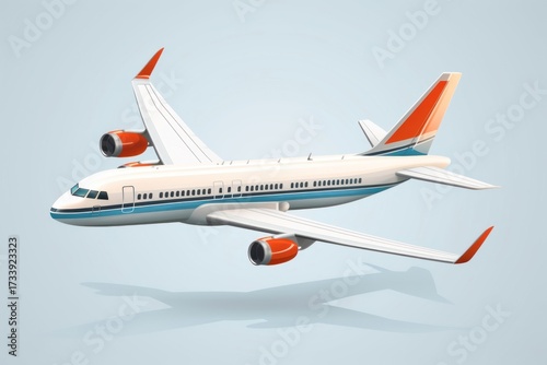 Airplane airliner aircraft vehicle.
