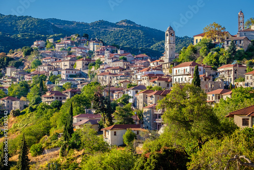 Herbststimmung, Bergdorf Dimitsana, Arkadien, Peloponnes, Griechenland   25053.jpg