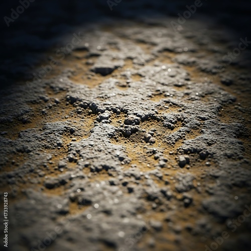 Rusty Ground Texture Closeup.