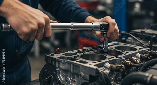 Automotive Engine Repair: Precision Torque Application
