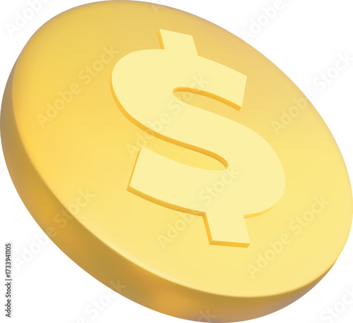 Dollar coin vector icon, money cash falling, gold coin usd American currency, finance investment, wealth, payment, bank