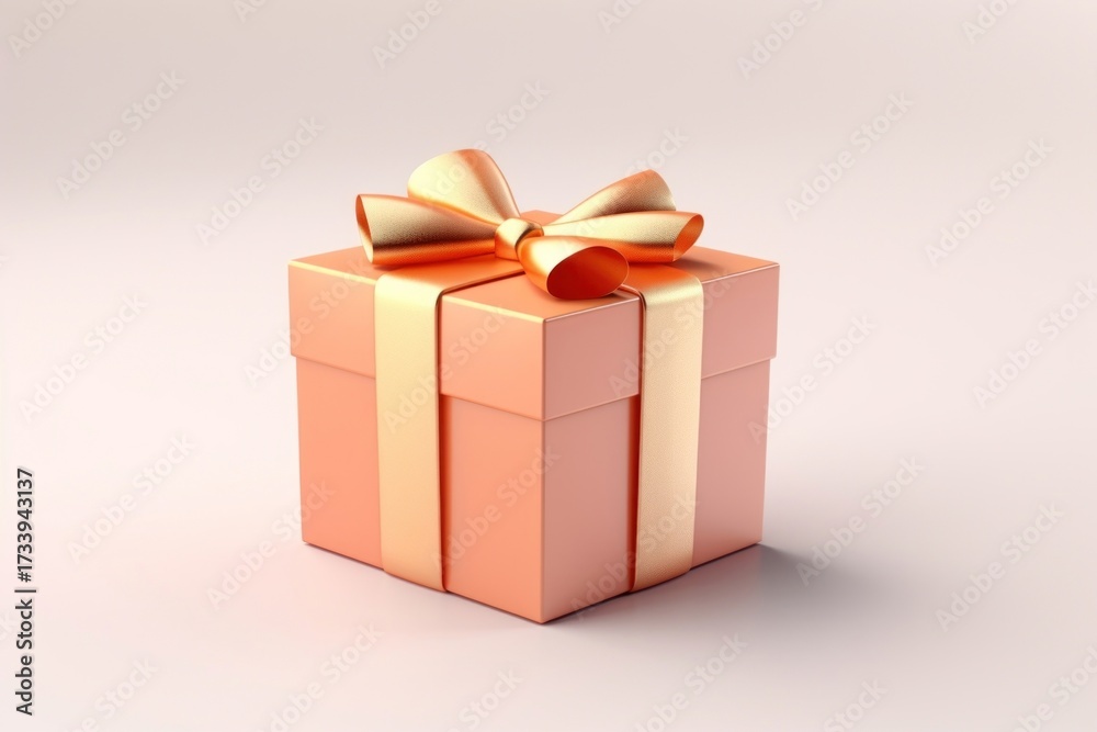 Obraz premium Gift box white background celebration.