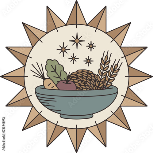 Food cycle banner advertisement design
