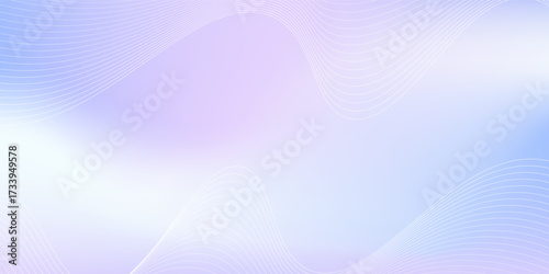 Abstract watercolor pastel turquoise indigo pink bright blurry background. White lines concept. Vibrant lavender violet simple.