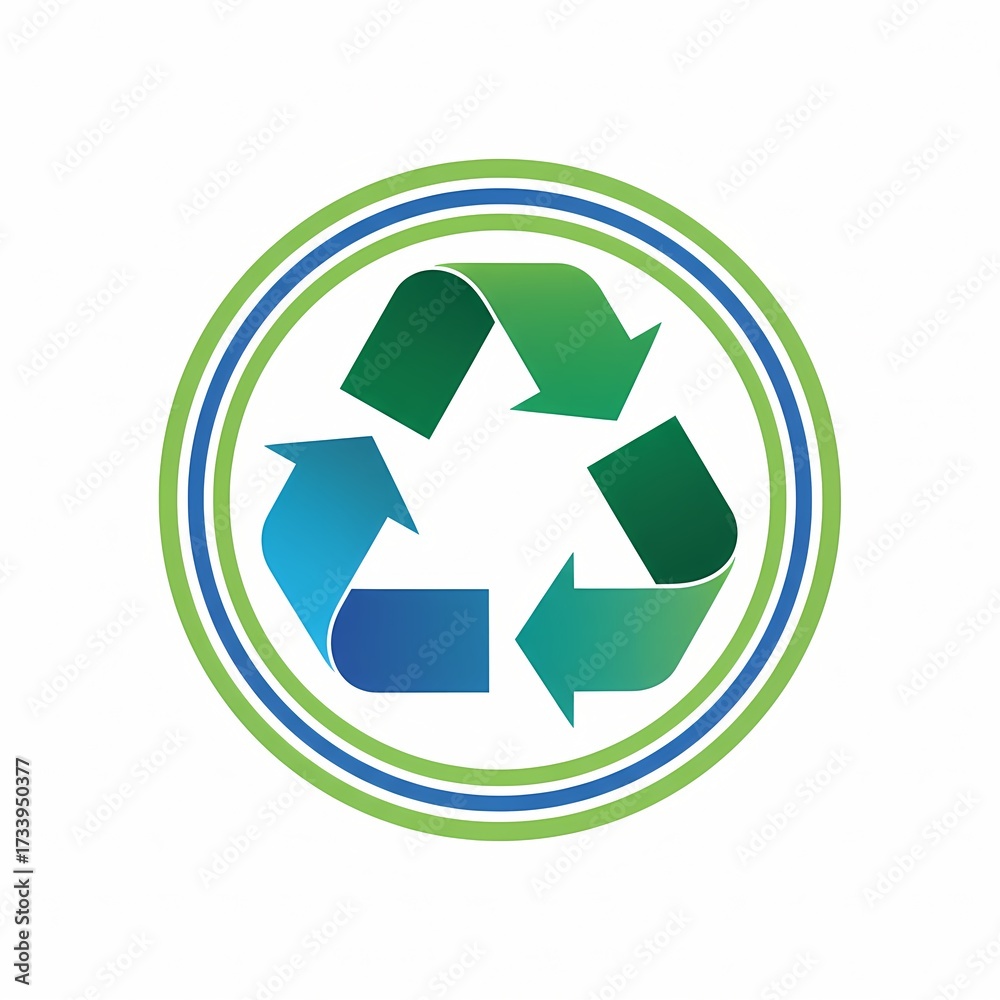 Fototapeta premium Recycle Symbol or Sign for Environment Protection.