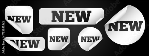  Vector labels for discounts and sales. Labels, stickers with text, and sale tags. Promo tag concept. Element for your design.