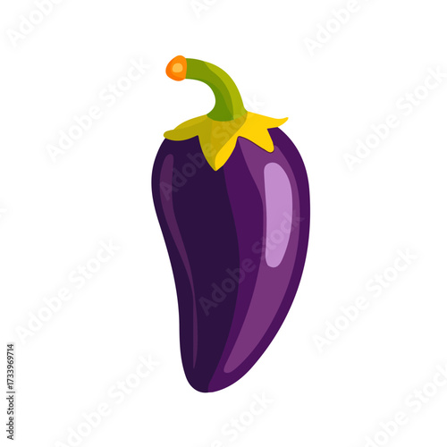 Simple flat 2D vector graphic of Chakalaka, modern icon look, displayed on a pure white background.