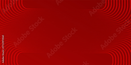 Red abstract background with glowing geometric lines. Gradient layout good nice texture simple art shape pattern