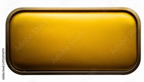 Yellow Button With Gold