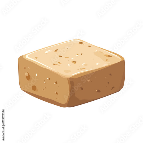 Halva, flat style 2D vector image, isolated on a white background