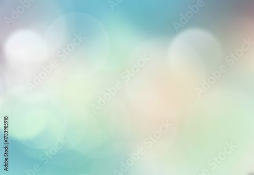 Green blue blurred background.Abstract soft colors illustration.Nature bokeh wallpaper.