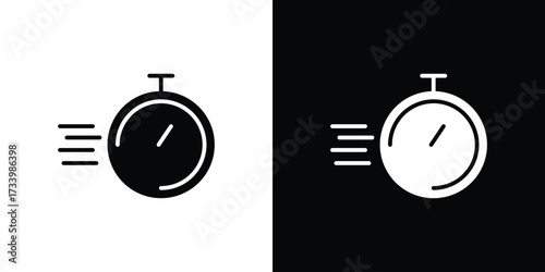 Express icons set. vector icons designed in filled style