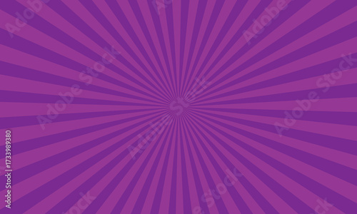Purple radial burst background with a central point, creating a vibrant and dynamic visual effect.