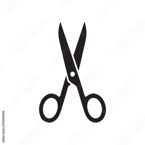 Tailor Scissors Solid Sewing Tool Icon