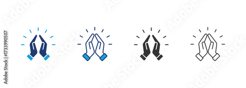 Respect Icon Set Multiple Style Collection