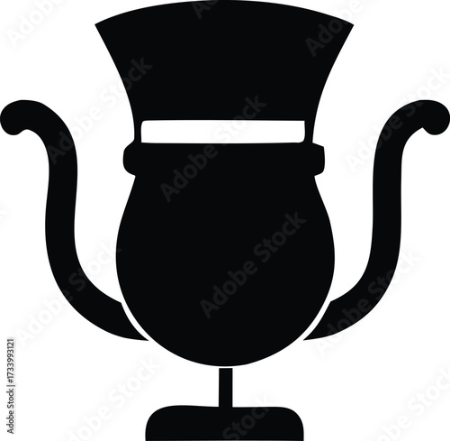 Symbolic representation of the psyche greek letter psi psychology symbol abstract ancient glyph icon art design