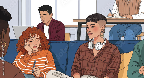 Diverse group of professional women laughing together