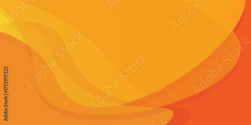 Warm and orange color background abstract art vector