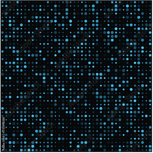 Generating a random halftone dot pattern background