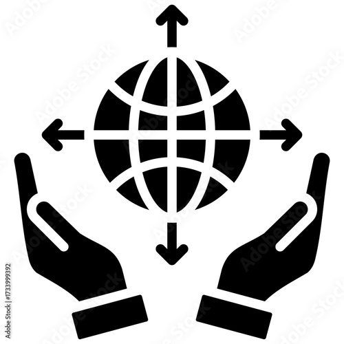 Global Expansion glyph icon