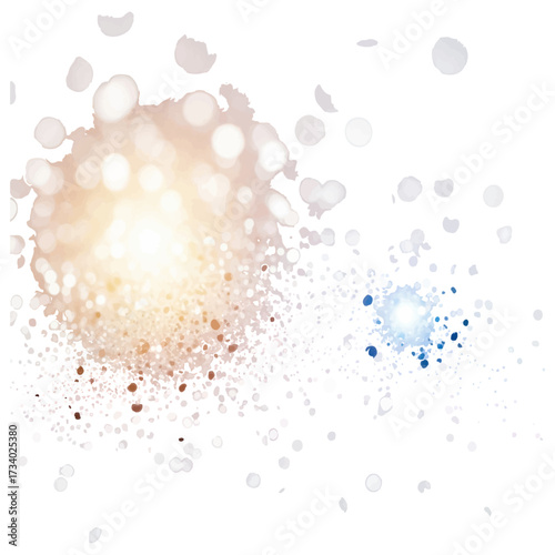 Sparkle Dust with Radiant Glow - Abstract Shimmering Light Effect