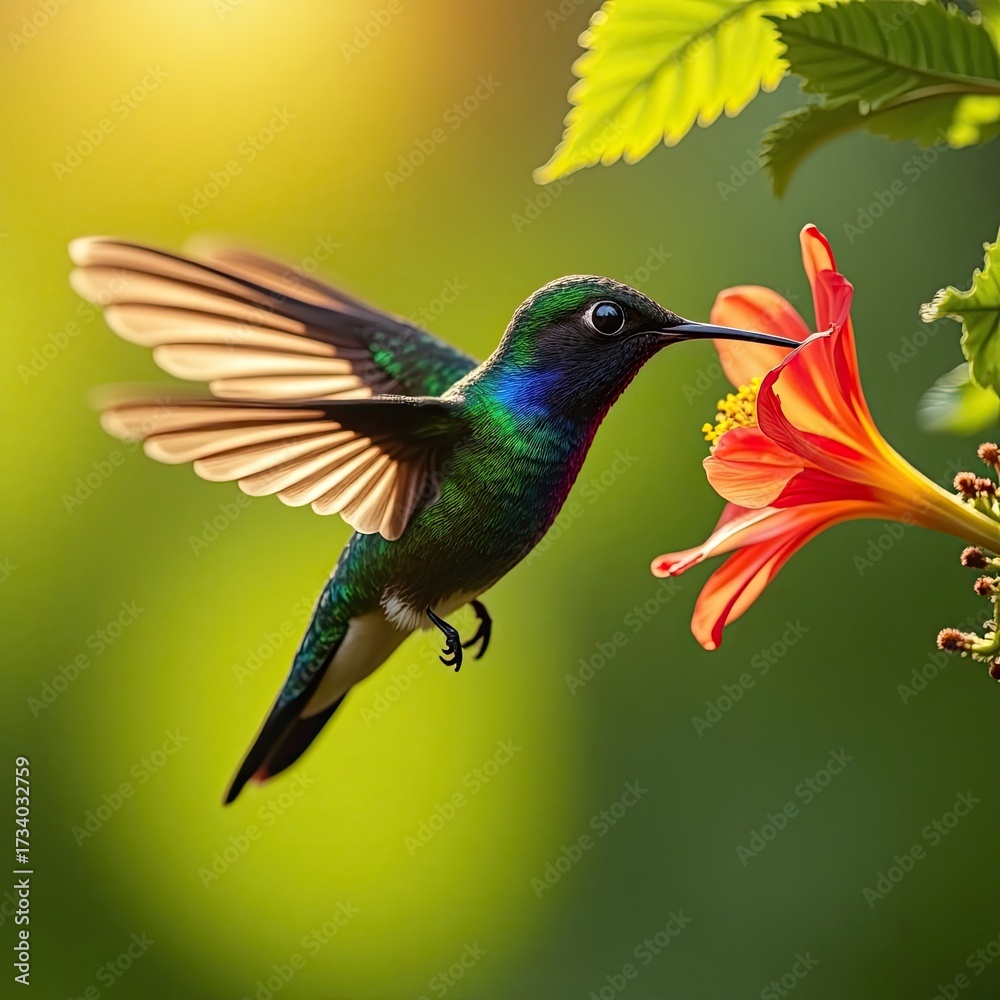 Fototapeta premium hummingbird in flight