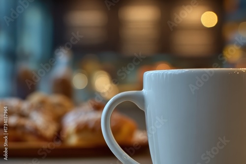 Morning Coffee and Pastries - A Cozy Start to the Day.