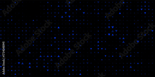 Led screen light background texture with pixel pattern. Digital tv display wall panel in blue, pink and purple gradient. Abstract bright television videowall grid vector design template with circle