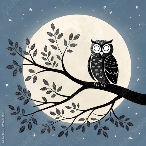 owl on a branch