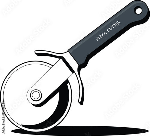 Pizza Cutter Wheel Tool Metal Kitchen Equipment Slicer Culinary Chef Cook