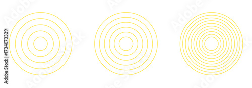 Polar grids concentric circles. Wheel of life, habits tracker. Circle diagrams divided on 12, 8, 4 segments. Blank graph paper. Coaching tool. Circles within a circle template. Lifestyle balance icon.