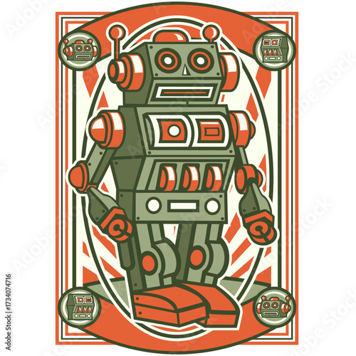 cartoon illustration of a man in a casino