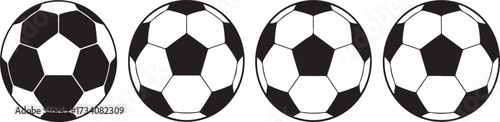 Four Soccer Balls in a Row