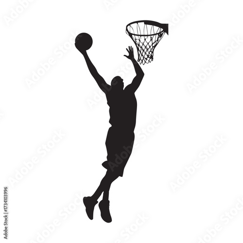 basketball player silhouette