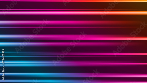 Abstract background with horizontal rays