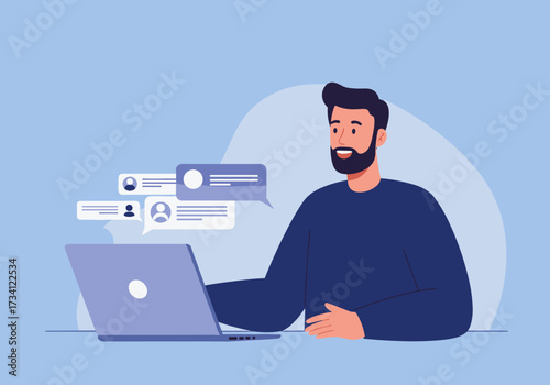 Engaging online collaboration home office digital interaction comfortable space user-centric remote work
