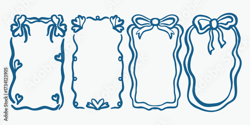 Collection of Ribbon Frame Border