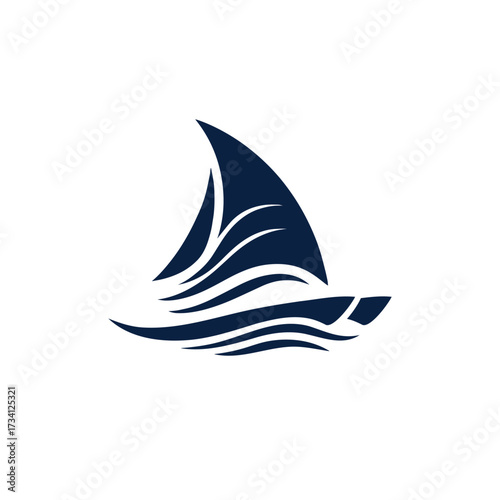A catamaran navigating the ocean.
