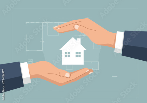 Protecting your home investment insurance overview digital space graphic design professional context informative insight