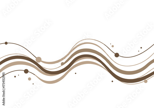 Dynamic flowing wave patterns digital abstract design minimalist style high-contrast creative aesthetics