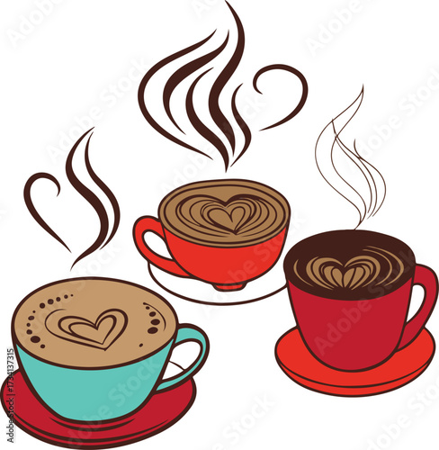 cup of coffee with chocolate