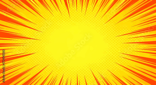 A vintage style sunburst background with retro rays, abstract shining radial lines for a poster celebration design